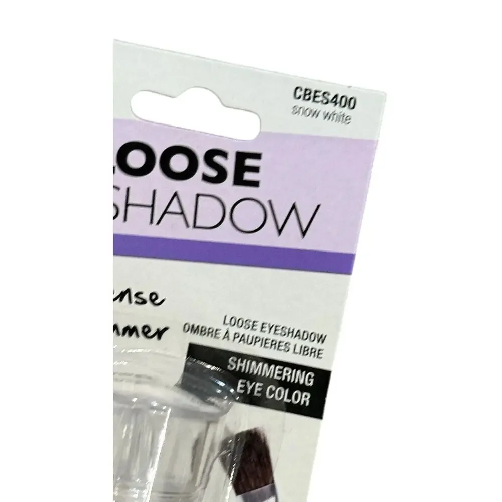 LA Colors Shimmering Loose Eyeshadow Snow‎ White .10oz Sealed CBES400